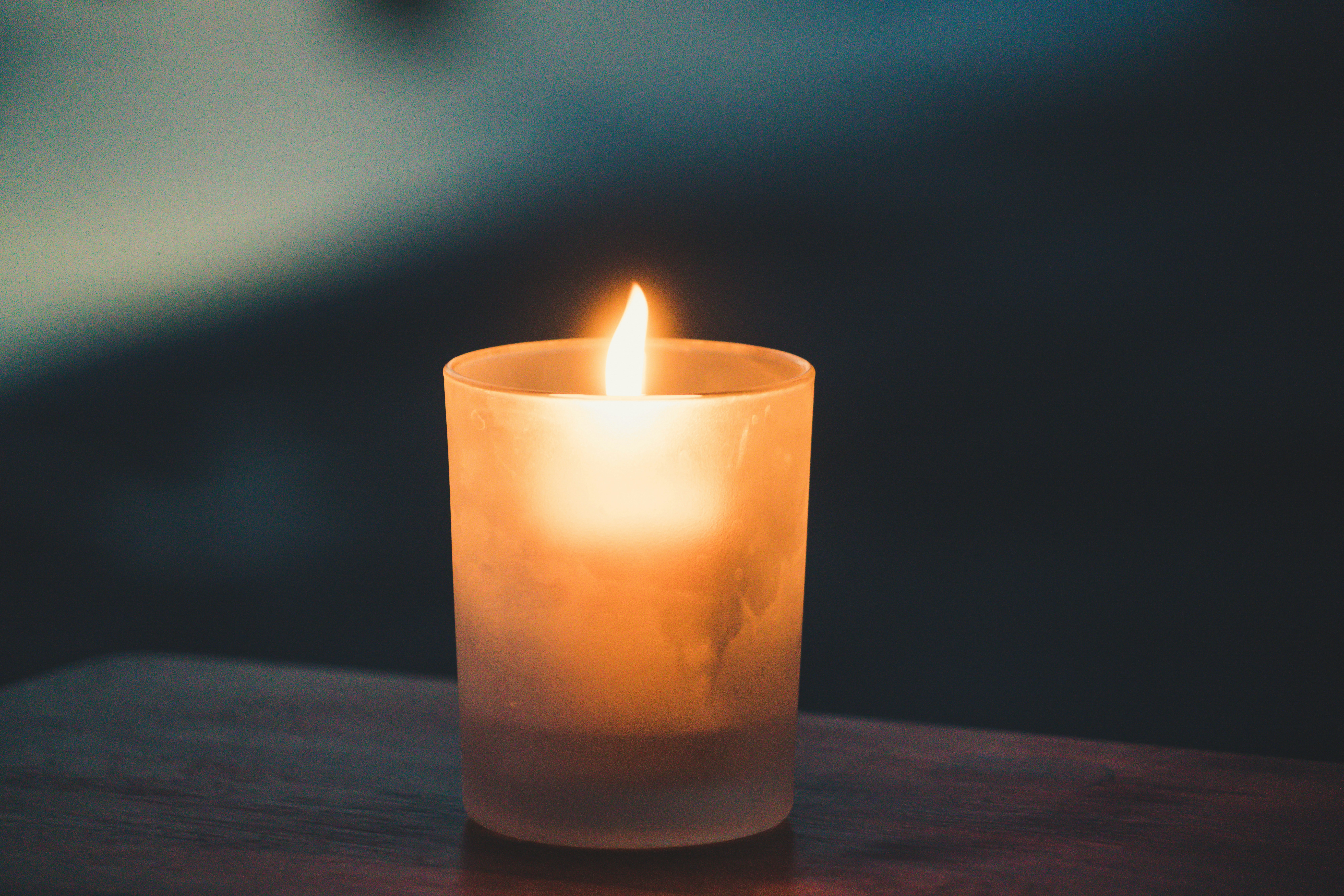 Candlelight representing grief support